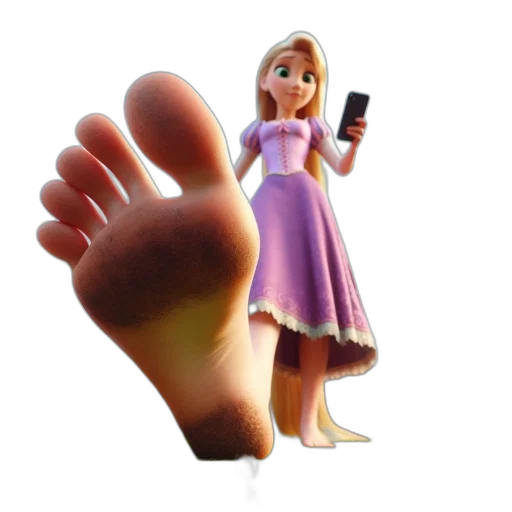 shoes, dress, 3d render, cartoon transparent PNG cut-out