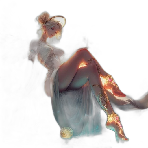dress, dragon, crown, shoes transparent PNG cut-out