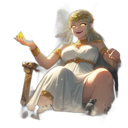 crown, staff, jewelry, concept art transparent PNG cut-out