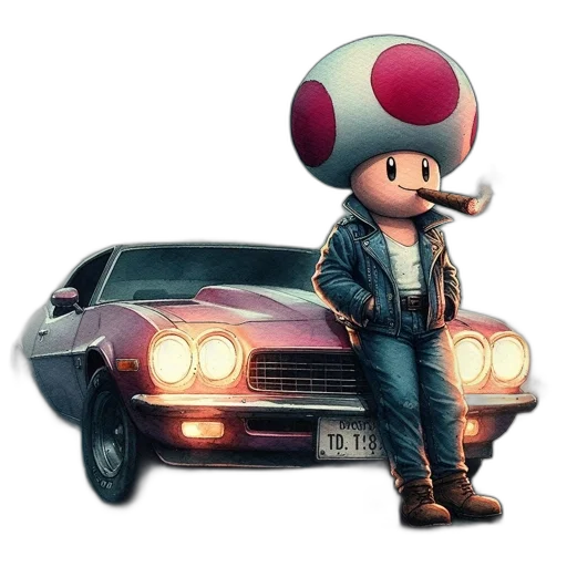 car, hat, animal, robot transparent PNG cut-out