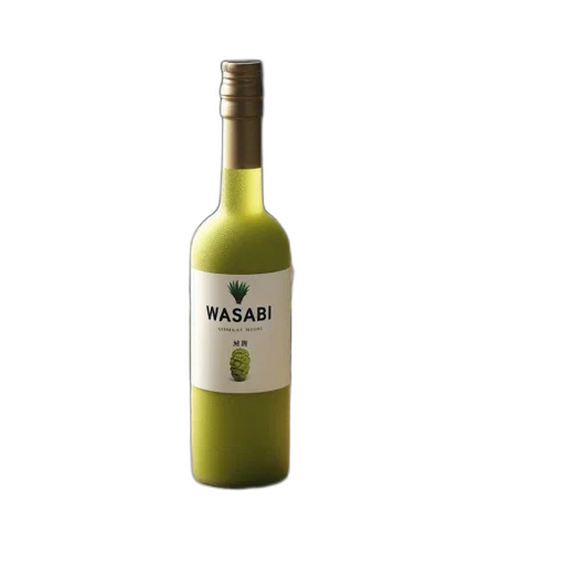 bottle, 3d render, artistic, shot transparent PNG cut-out