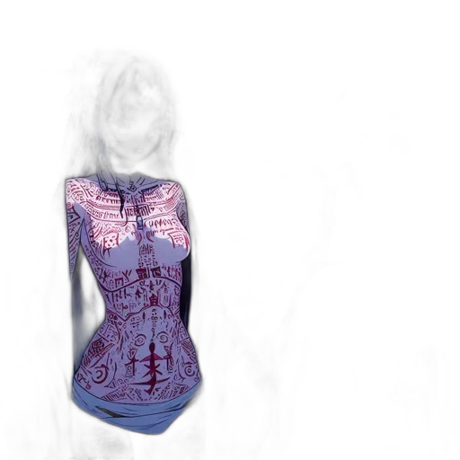 dress, jewelry, 3d render, concept art transparent PNG cut-out