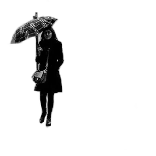 umbrella, dress, hat, jacket transparent PNG cut-out