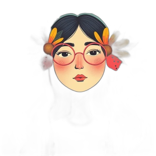 face, mask, flower, crown transparent PNG cut-out