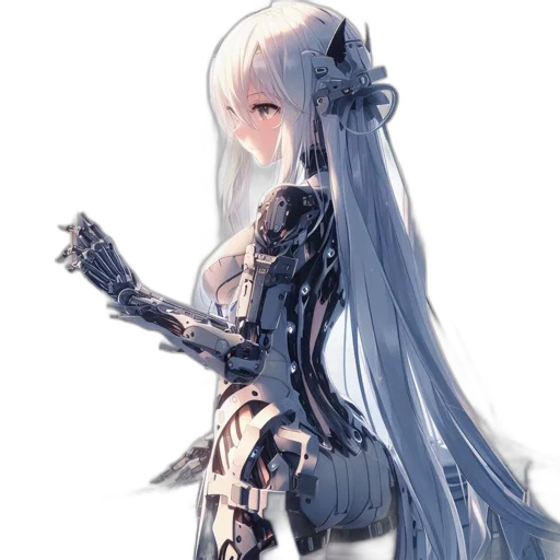 robot, weapon, sword, dress transparent PNG cut-out