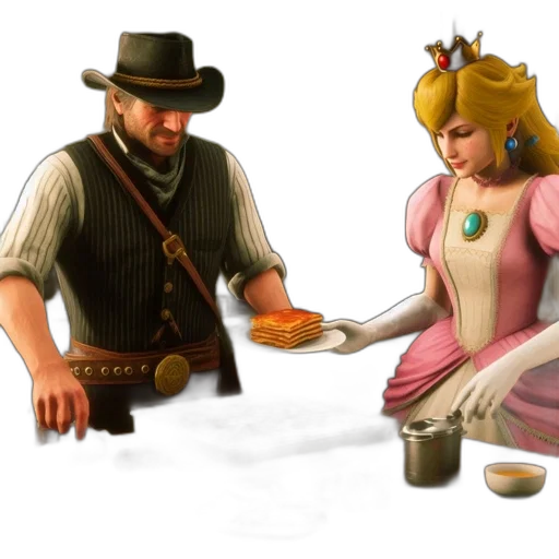 food, hat, crown, staff transparent PNG cut-out