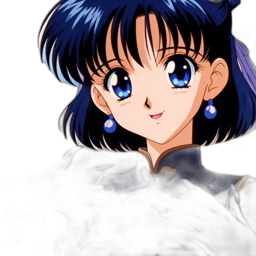face, anime, photorealistic, cartoon transparent PNG cut-out