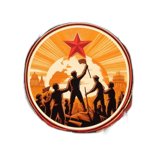 staff, poster, features, red transparent PNG cut-out