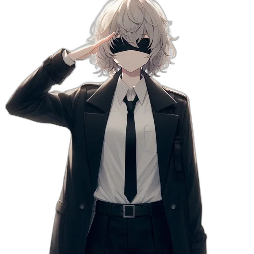 mask, staff, face, jacket transparent PNG cut-out