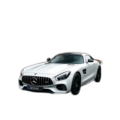 car, 3d render, photorealistic, white transparent PNG cut-out