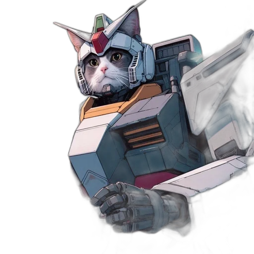 robot, weapon, staff, animal transparent PNG cut-out