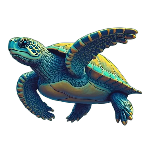 animal, creature, dragon, 3d render transparent PNG cut-out