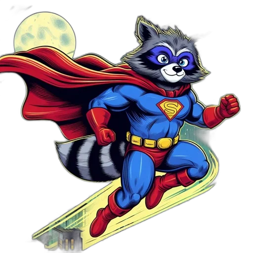 animal, comic book art, concept art, cartoon transparent PNG cut-out