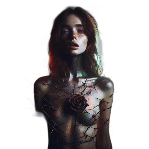 jewelry, dress, mask, face transparent PNG cut-out