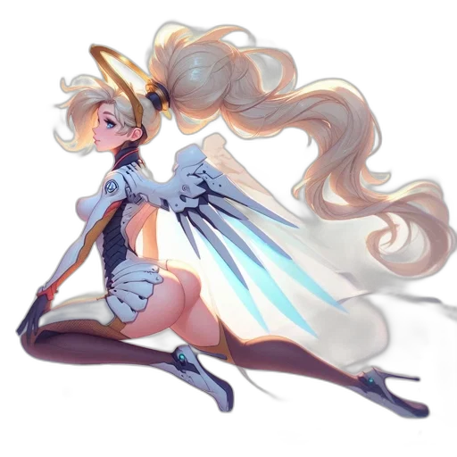 dress, staff, dragon, creature transparent PNG cut-out