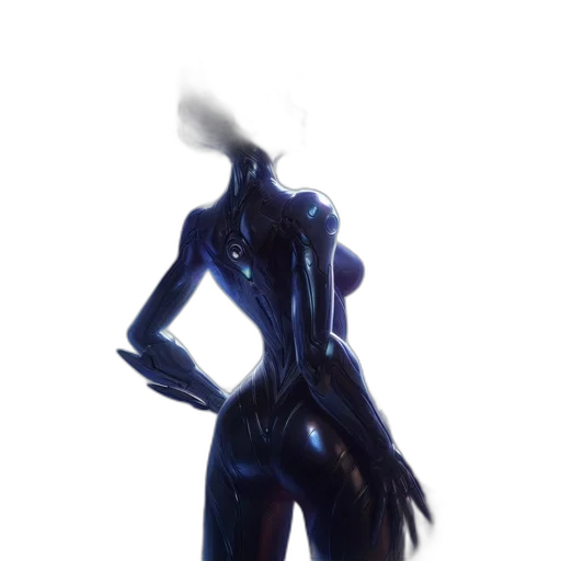 dress, robot, creature, staff transparent PNG cut-out
