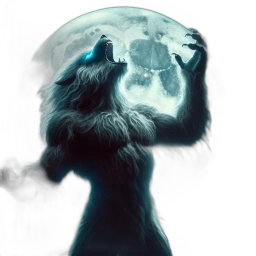 creature, animal, mask, hair transparent PNG cut-out