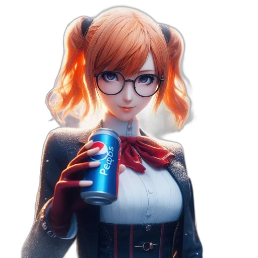 bottle, jacket, face, robot transparent PNG cut-out