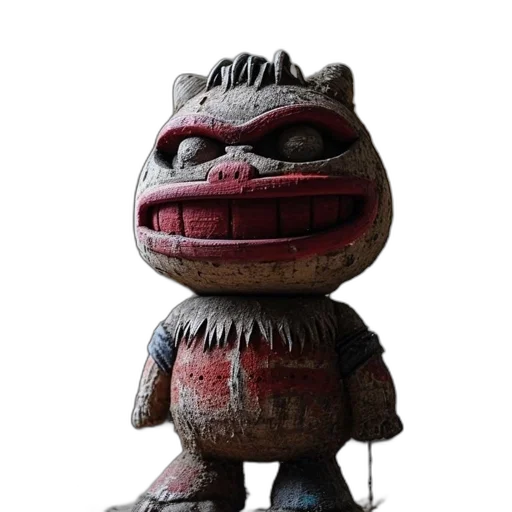 creature, mask, face, 3d render transparent PNG cut-out