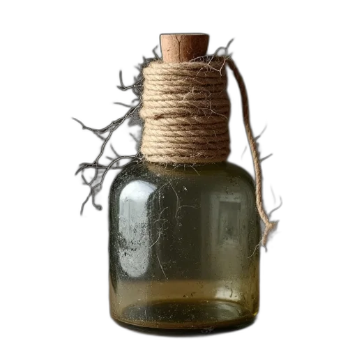 bottle, hair, dress, crown transparent PNG cut-out