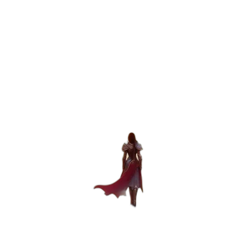 dress, sword, staff, creature transparent PNG cut-out