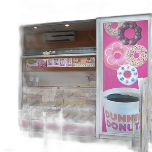 food, 3d render, vaporwave, concept art transparent PNG cut-out