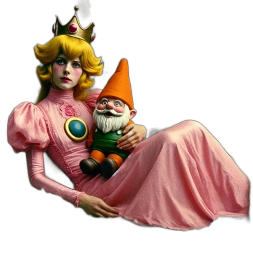 crown, dress, staff, hat transparent PNG cut-out