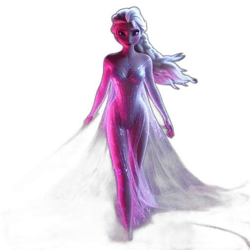 dress, concept art, fantasy art, 3d render transparent PNG cut-out