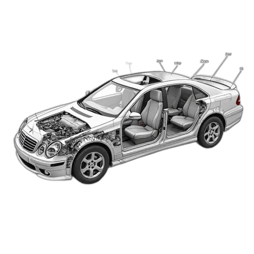 car, 3d render, concept art, photorealistic transparent PNG cut-out