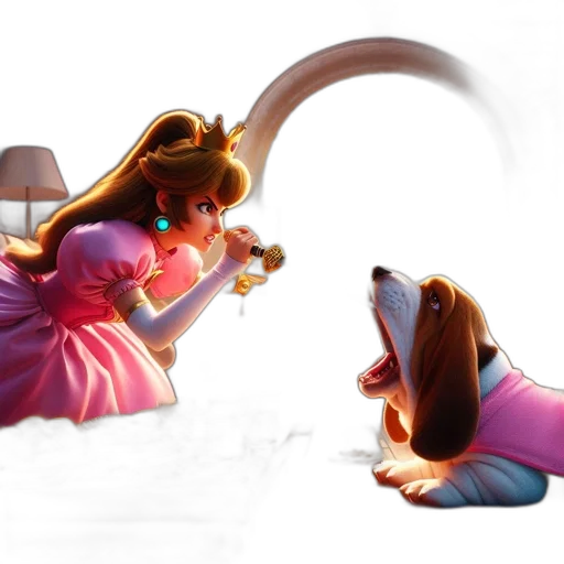 dress, weapon, staff, creature transparent PNG cut-out