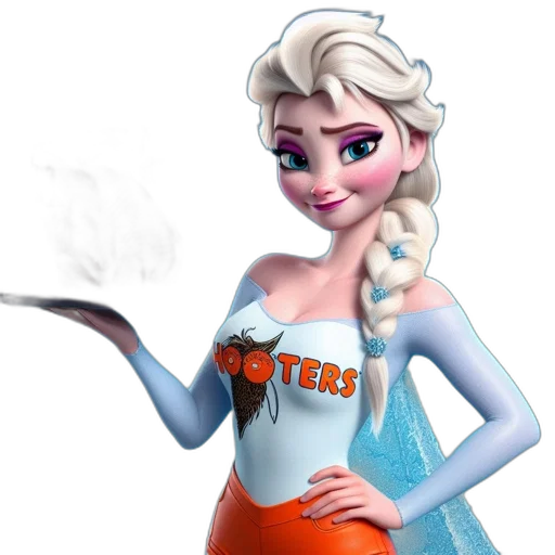 staff, dress, jewelry, 3d render transparent PNG cut-out
