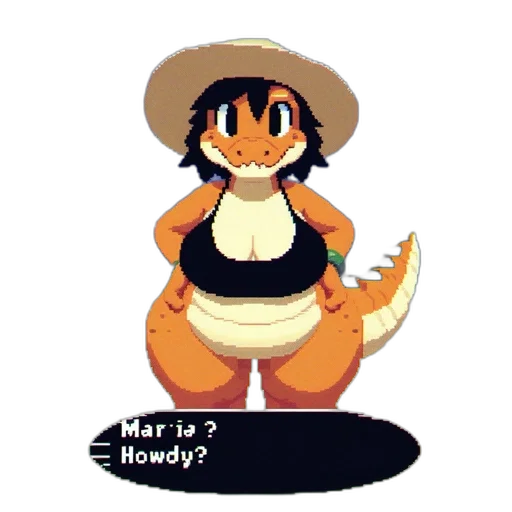 hat, dragon, creature, staff transparent PNG cut-out
