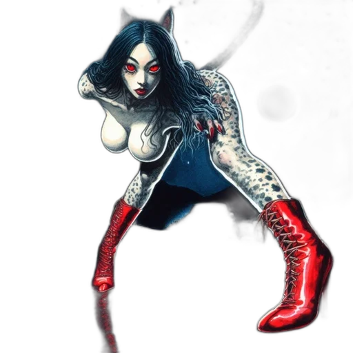 creature, comic book art, concept art, fantasy art transparent PNG cut-out