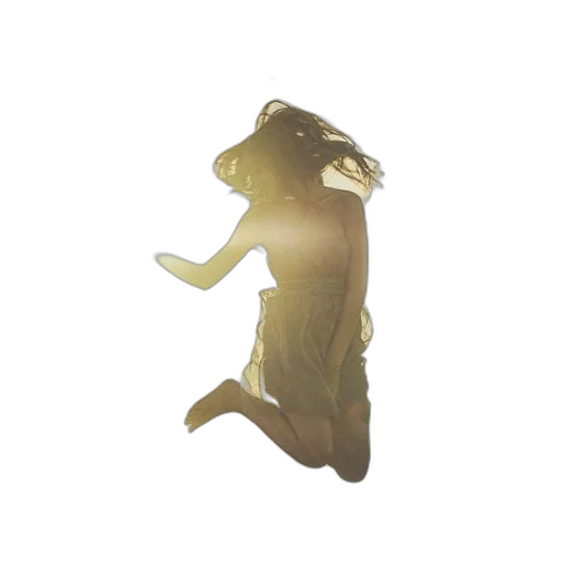 dress, creature, mask, hair transparent PNG cut-out