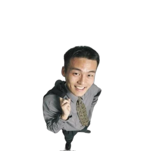 staff, jacket, robot, face transparent PNG cut-out