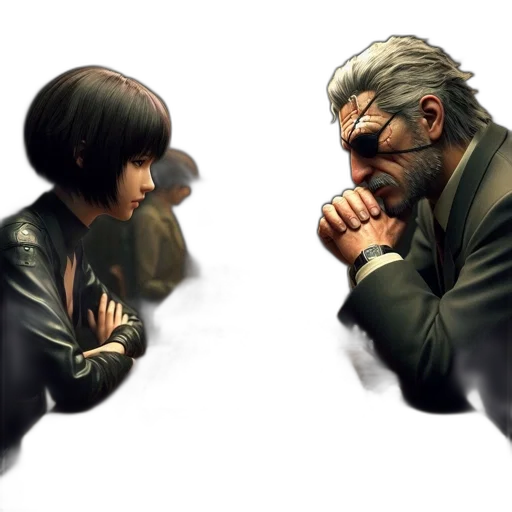 jacket, concept art, comic book art, cyberpunk transparent PNG cut-out