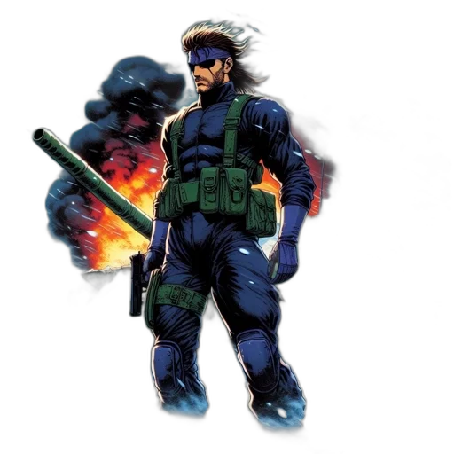 weapon, jacket, pixel art, concept art transparent PNG cut-out