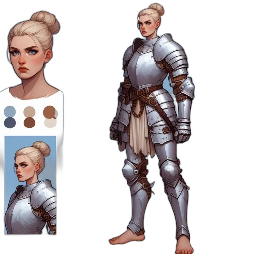 concept art, fantasy art, pixel art, comic book art transparent PNG cut-out