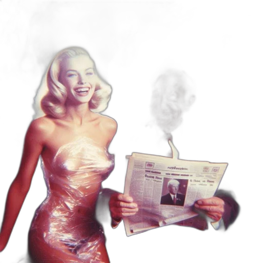 dress, 3d render, concept art, comic book art transparent PNG cut-out