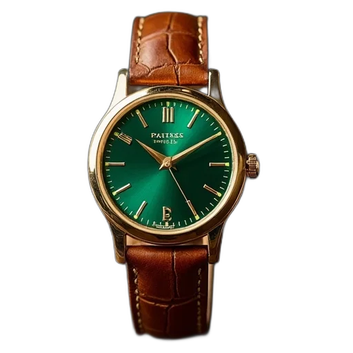 jewelry, green, fake, patek transparent PNG cut-out
