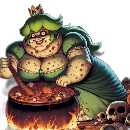 food, concept art, fantasy art, comic book art transparent PNG cut-out