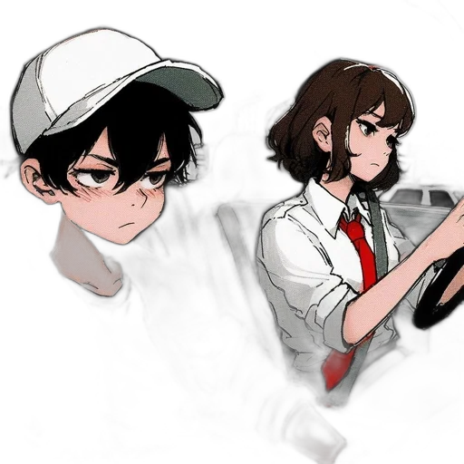 hat, staff, anime, cartoon transparent PNG cut-out