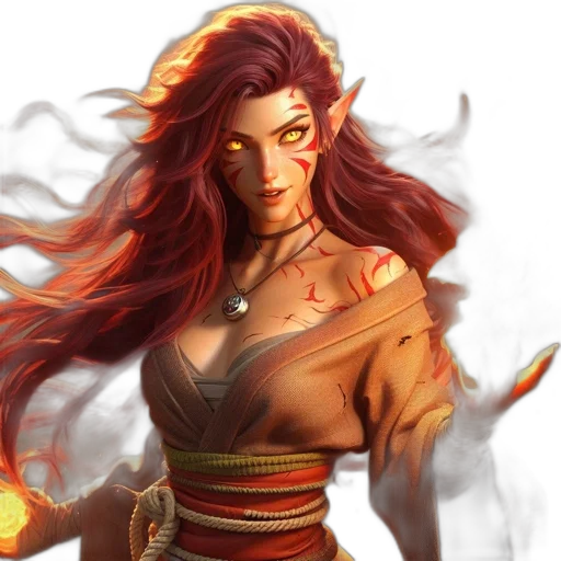 fantasy art, concept art, comic book art, pixel art transparent PNG cut-out