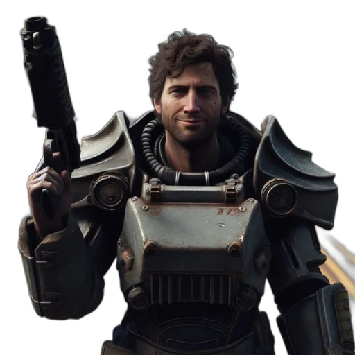 weapon, robot, staff, sword transparent PNG cut-out