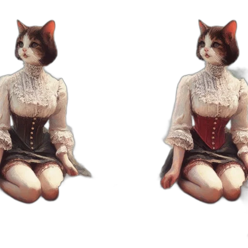 dress, concept art, 3d render, fantasy art transparent PNG cut-out