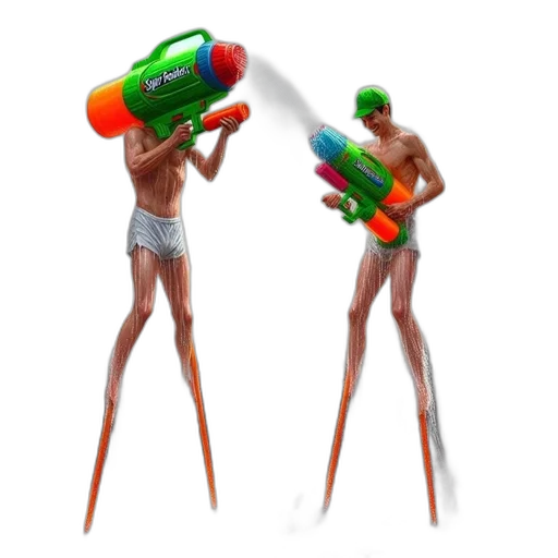 weapon, staff, umbrella, robot transparent PNG cut-out