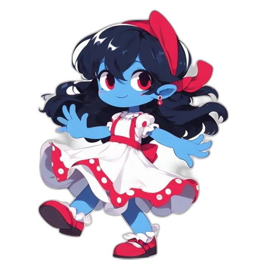 dress, staff, creature, mask transparent PNG cut-out