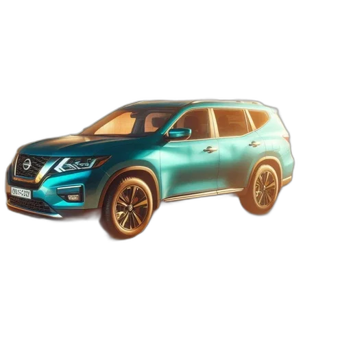 car, 3d render, inside, homey transparent PNG cut-out