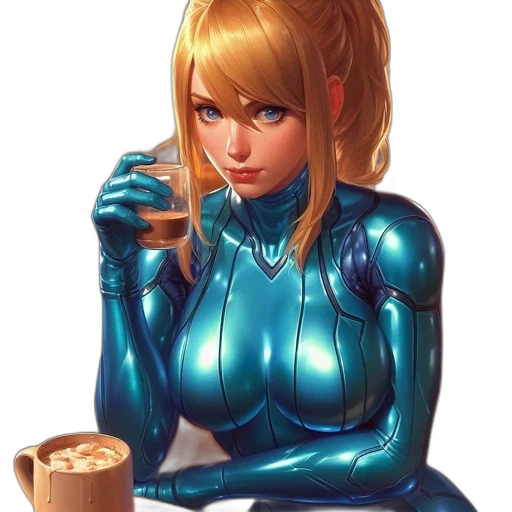 robot, dress, comic book art, concept art transparent PNG cut-out