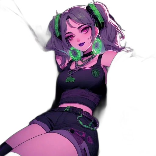 dress, creature, staff, robot transparent PNG cut-out